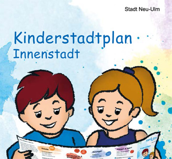 Deckblatt Kinderstadtplan der Stadt Neu-Ulm