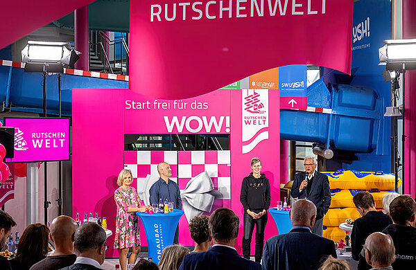 Neu-Ulms Oberbürgermeisterin Katrin Albsteiger und Ulms Oberbürgermeister Gunter Czisch