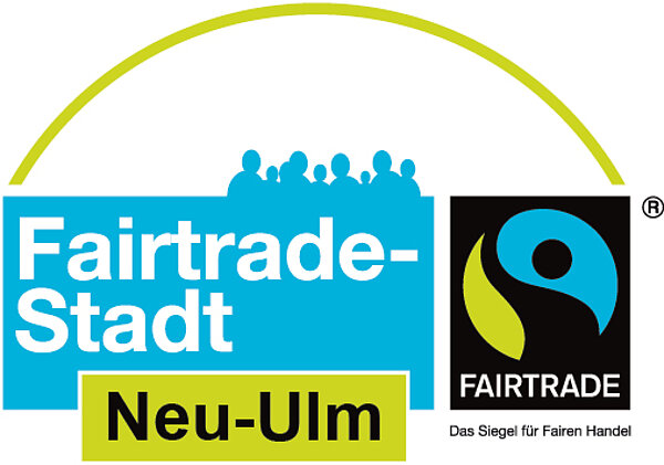 Logo der Fairtrade-Stadt Neu-Ulm