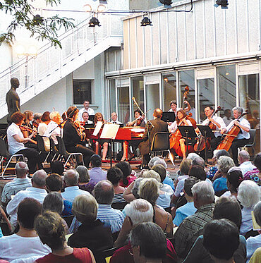 Konzert des Kammerorchesters im Museumsinnenhof