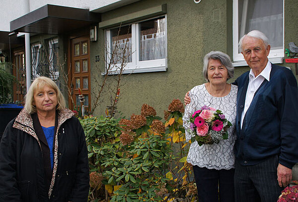 Besuch von Frau Schäufele beim Ehepaar Gaule