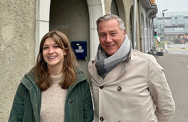 Die neue Leiterin und der Kulturdezernent