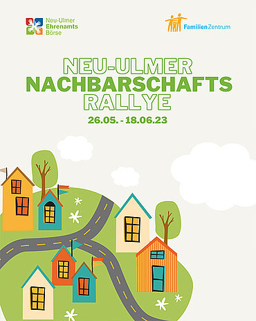 Plakat Neu-Ulmer Nachbarschaftsrallye