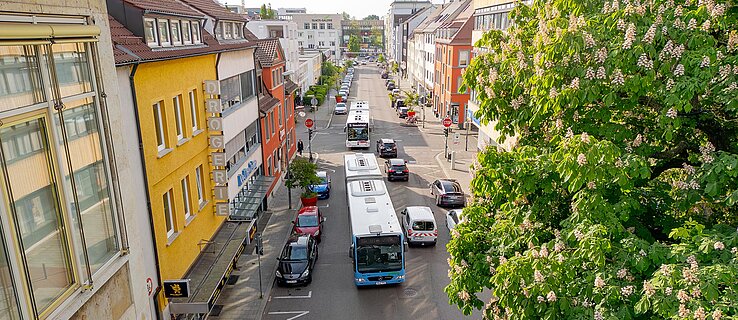 Luftbilder von der Neu-Ulmer Ludwigstraße