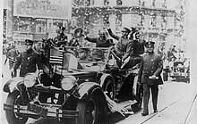 Konfettiparade in New-York am 30. April 1928 / Hermann-Köhl-Museum / Fotograf unbekannt