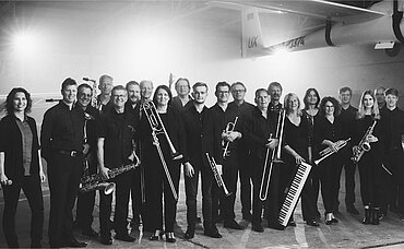 Bandfoto der "Funky Pilots Big Band"