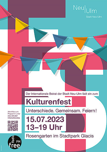 Kulturenfest "Unterschiede. Gemeinsam. Feiern" am 15. Juli im Stadtpark Glacis