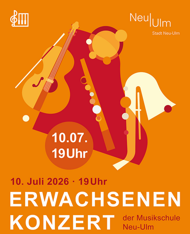 Plakat Erwachsenenkonzert der Musikschule