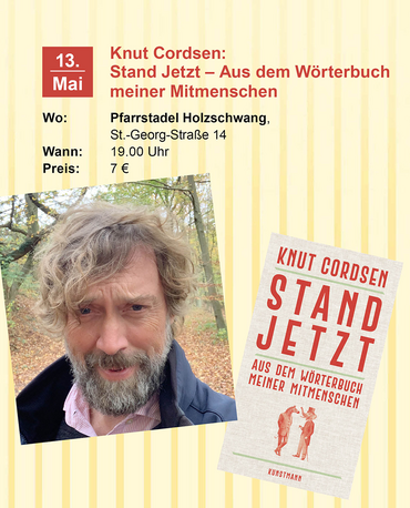 Knut Cordsen am 13. Mai in Holzschwang