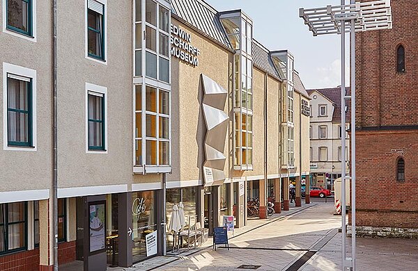 Außenansicht Edwin Scharff Museum