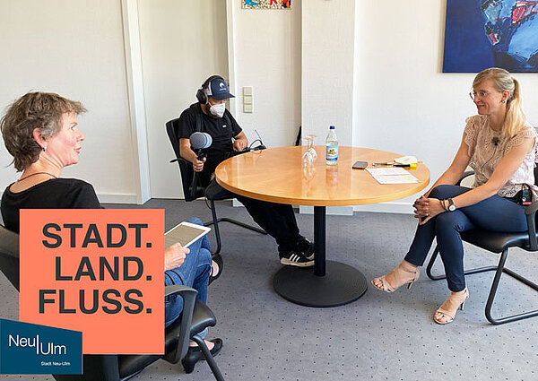 Audioaufnahme mit Oberbürgermeisterin Katrin Albsteiger