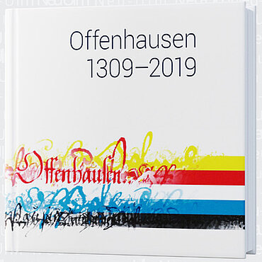 Deckblatt von der Ortschronik "Offenhausen 1309 - 2019"