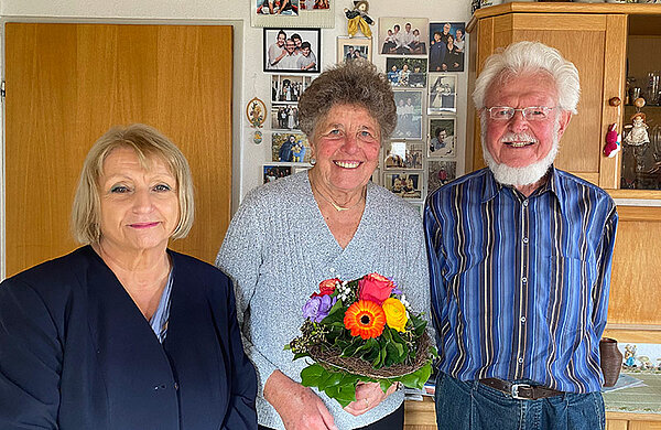 Rosl Schäufele und das Ehepaar Schurr