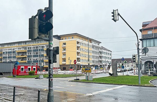 Ampelanlage am Augsburger-Tor-Platz