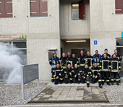 Gruppenfoto der Feuerwehrkameraden