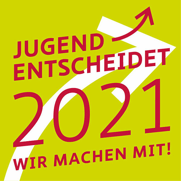 Logo "Jugend entscheidet 2021"