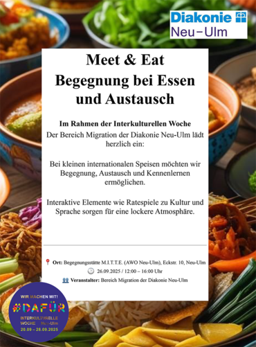 Plakat Meet & Eat