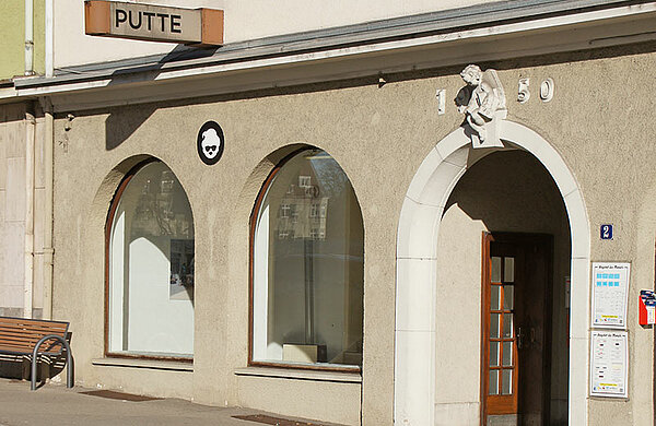 Eingangsbereich des Projektraums PUTTE