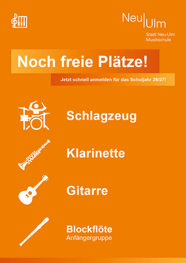 Noch freie Plätze!