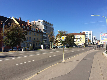 Foto von der Neu-Ulmer Reuttier Straße
