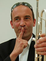 Portraitbild mit Trompete