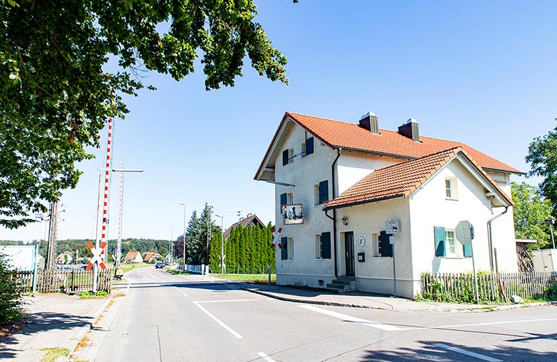 Bahnübergang in Gerlenhofen