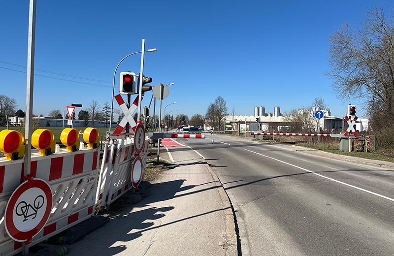 Bahnübergang Schwaighofen
