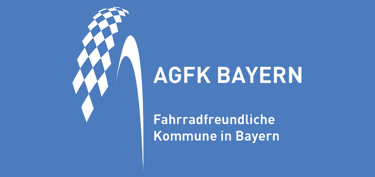 Banner AGFK Bayern - Fahrradfreundliche Kommune in Bayern