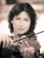 Portraitbild mit Geige