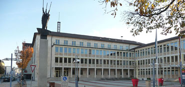 Das Rathaus in Neu-Ulm