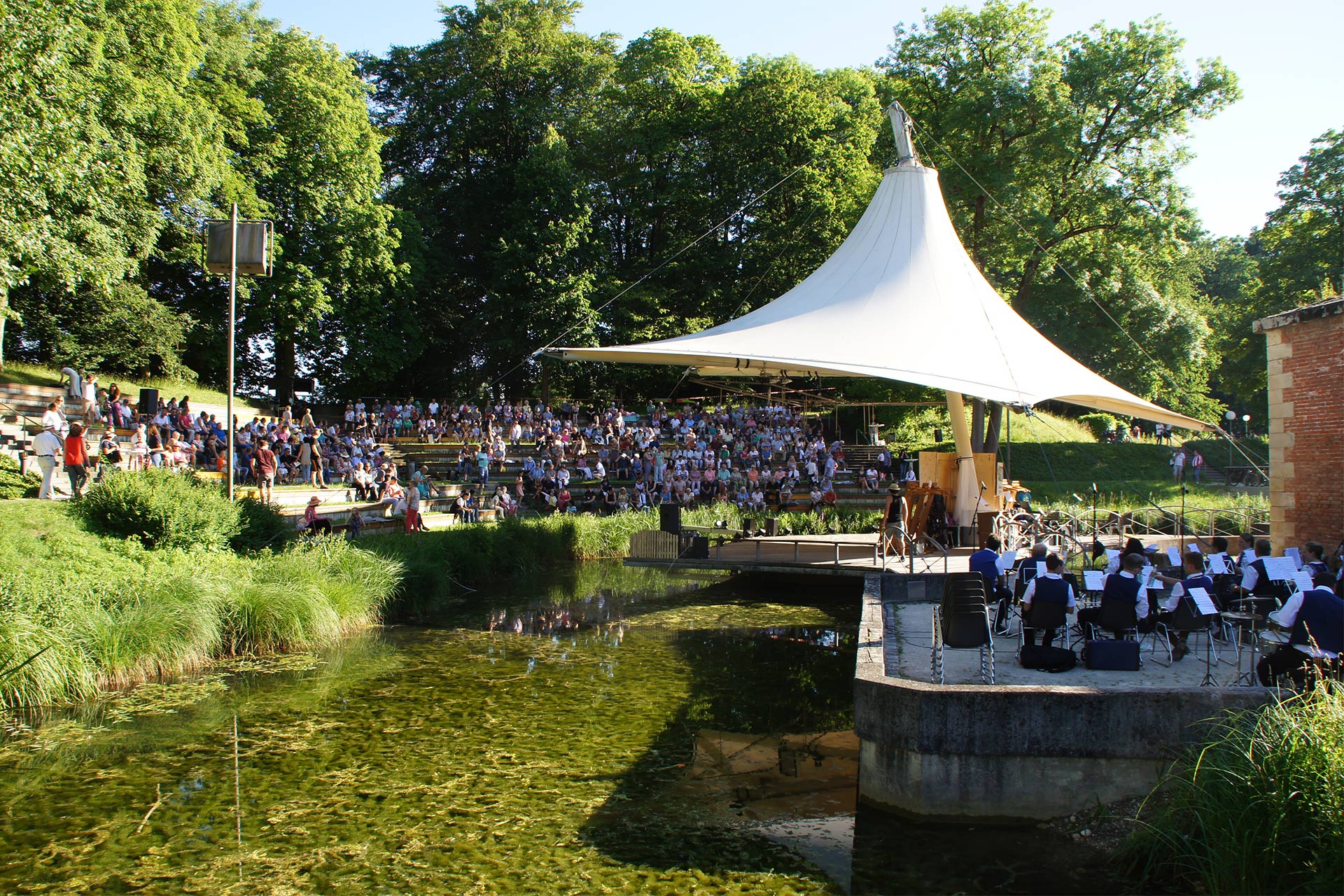 Open-Air-Konzert im Neu-Ulmer Glacis-Park