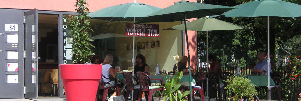 Terrasse des Cafés Vorfeld INN